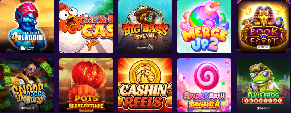 Popular Games at Canplay Casino